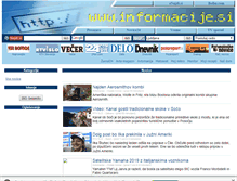 Tablet Screenshot of novice.informacije.si